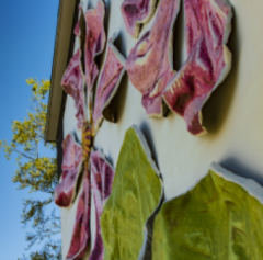 Kunstkvarter - Dansende blomster af Henrik Fischer - Fotograf Palle Peter skov